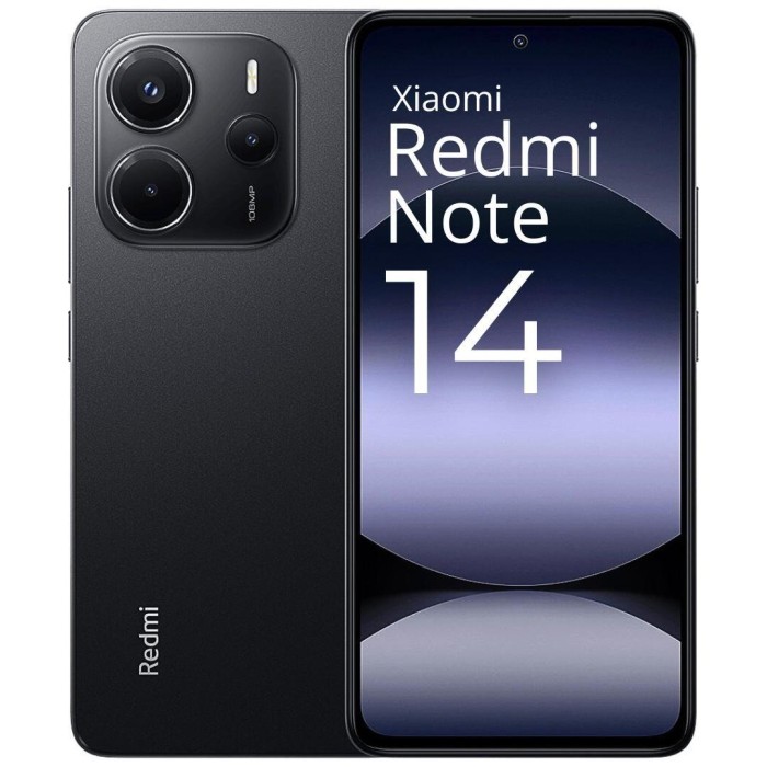 Smartphone Xiaomi Redmi Note 14 Midnight Black (Preto) 8GB RAM 256GB