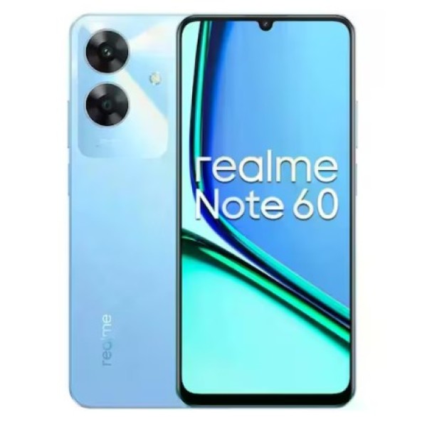 Smartphone Realme Note 60 4GB/128GB Câmera dupla 32MP tela 90Hz 6,74 - Azul