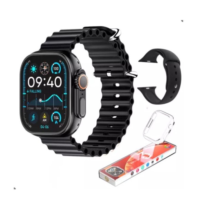 Relógio Smartwatch Watch Ultra X 49mm Tela Super AMOLED - Preto